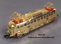 Arnold 2715 N Elektrolok E18, ohne Antrieb/Elektrik, rollfähig, vergoldet, OVP