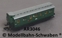 Arnold 3046 N Abteilwagen mit Brhs. 3.Kl., DRG