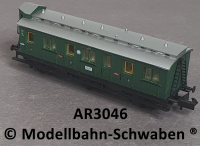 Arnold 3046 N Abteilwagen mit Brhs. 3.Kl., DRG
