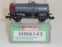 Arnold 6143 N Öl - Kesselwagen/Bahndienstwagen, DB, OVP