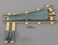 Biller-Bahn 011 Spur 0e/00, Gleis, Handweiche, links, 155mm, Bespielt