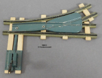 Biller-Bahn 011 Spur 0e/00, Gleis, Handweiche, links, 155mm, Unbespielt