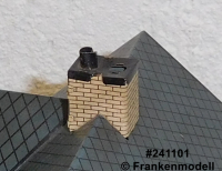 Blech #241101 Bahnhof mit aufgedruckten Uhren, Durchgang