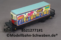 Bramos 212771 H0 Flachwagen SSms, beladen mit Kühlcontainer, OVP