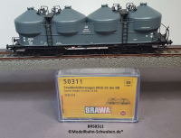 Brawa 50311 H0 Staubbehälterwagen Kkds 55, BN 358 014, DB, OVP