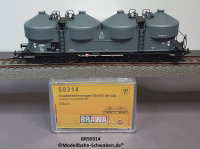 Brawa 50314 H0 Staubbehälterwagen Kkds 55, BN 358 004, DB, OVP