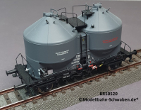 Brawa 50520 H0 Staubbehälterwagen Ucs 56, BN 359 598, DB, OVP