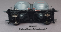 Brawa 50520 H0 Staubbehälterwagen Ucs 56, BN 359 598, DB, OVP