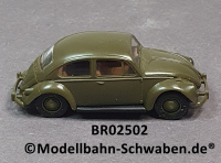 Brekina 2502 M1:87 PKW VW Käfer 1200 Bundeswehr, OVP