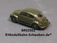 Brekina 2502 M1:87 PKW VW Käfer 1200 Bundeswehr, OVP
