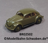 Brekina 2502 M1:87 PKW VW Käfer 1200 Bundeswehr, OVP