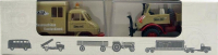 Brekina 90392 M1:87 Modellauto Unimog 2er Set Baumaschinen BAU-AG, OVP