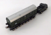 BUB 60018 Kaelble K632 Schwerlast-Zugmaschine, Culemeyer Straßenroller und Piko Waggon OVP