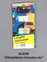 Busch 4298 Longlife Glühlampe, weiss, OVP