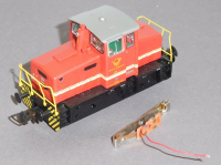 Dingler 010155 H0 Diesellok Lok 1, AC, Digital, rot, Sonderserie Deutsche Post Philatelie, DP, OVP