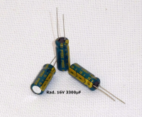 ELKO 16V 3300µF Radial