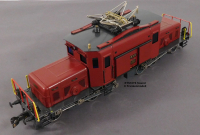 ETS 107S Spur 0, M1:45, Blech/TinPlate DC, De 6/6 Seetal-Krokodil rot-braun Nr. 15302 m.Sound, SBB, OVP