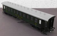 ETS 332 Spur 0, M1:45, Blech/TinPlate Personenwagen, 2.Klasse, SBB, OVP