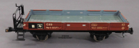 ETS 411B Spur 0, M1:45, Blech/TinPlate Niederbordwagen m.Bremserbühne, Reihe NP, CSD, OVP