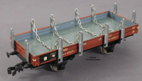 ETS 412 Spur 0, M1:45, Blech/TinPlate Rungenwagen, Reihe NP, CSD, OVP