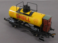 ETS 462 Spur 0, M1:45, Blech/TinPlate Kesselwagen m.Bremserhaus Shell, DR, OVP