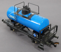 ETS 465 Spur 0, M1:45, Blech/TinPlate Kesselwagen m.Bremserbühne ARAL, DB, OVP