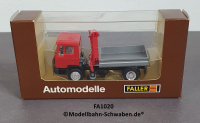 Faller 1020 H0 LKW MAN F90 Kurzpritsche mit Ladekran, OVP