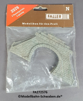 Faller 272576 N 2 Stk. Tunnelportale, 2-gleisig, Bausatz, OVP