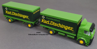 Faller 985 H0 MB Koffer-Hängerzug, Karl Dischinger