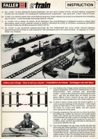 Faller E-Train Instruction, Faltblatt, mehrsprachig