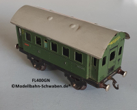 Fleischmann 400GN Spur 0, Personenwagen, grün