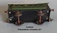 Fleischmann 400GN Spur 0, Personenwagen, grün