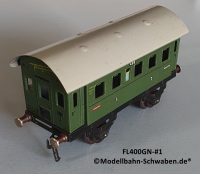 Fleischmann 400GN Spur 0, Personenwagen, grün