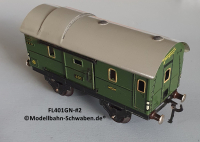 Fleischmann 401GN Spur 0, Packwagen m. Schiebetüren, Grün