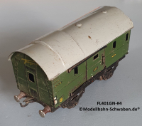 Fleischmann 401GN Spur 0, Packwagen m. Schiebetüren, Grün, Bastler