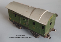 Fleischmann 401GN Spur 0, Packwagen m. Schiebetüren, Grün, Bastler