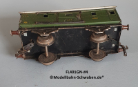 Fleischmann 401GN Spur 0, Packwagen m. Schiebetüren, Grün, Bastler