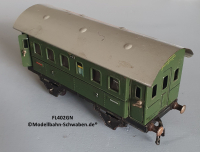 Fleischmann 402GN Spur 0, Personenwagen 1./2.Kl., grün, 4 Schwenktüren