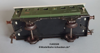 Fleischmann 402GN Spur 0, Personenwagen 1./2.Kl., grün, 4 Schwenktüren