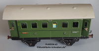 Fleischmann 402GN Spur 0, Personenwagen 1./2.Kl., grün, 4 Schwenktüren