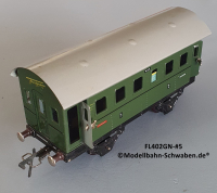 Fleischmann 402GN Spur 0, Personenwagen 1./2.Kl., grün, 4 Schwenktüren