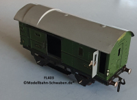 Fleischmann 403 Spur 0, Packwagen m. Schwenk- und Schiebetüren