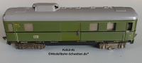 Fleischmann 412J-#1 Spur 0, Gepäckwagen 4-achsig, grün, Innenbeleuchtung