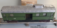 Fleischmann 412J Spur 0, Gepäckwagen 4-achsig, grün, Innenbeleuchtung