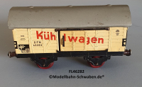 Fleischmann 462 Spur 0, Kühlwagen, beige, Metall