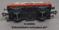 Fleischmann 5200 H0 Niederbordwagen mit Plane, BN 326 3 777-7, DB