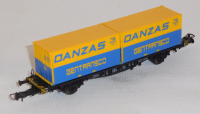 Fleischmann 5233 H0 Containertragwagen Danzas, DB, OVP