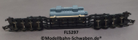 Fleischmann 5297 H0 Tiefladewagen mit Generator BBC Brown Boveri, DB, OVP