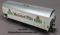 Fleischmann 5342 H0 Bier-Kühlwagen, DAB Meister-Pils, BN 080 3 044-5, DB