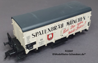 Fleischmann 5347 H0 Kühl- / Bierwagen Spatenbräu, DB, OVP